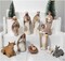 Nativity Sets for Christmas Indoor - 10 Pcs Nativity Scene Statues Including Baby Jesus, Mary and Joseph, Suitable for Religious Decor and Interior Home Decor